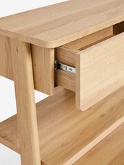 Natural Craft Oak Effect TV Unit - Image 5 of 11