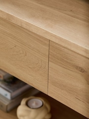 Natural Craft Oak Effect TV Unit - Image 7 of 11