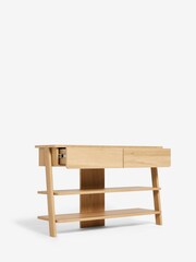 Natural Craft Oak Effect TV Unit - Image 9 of 11