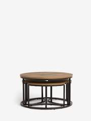 Dark Bronx Nest of 4 Coffee Table - Image 3 of 5