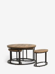 Dark Bronx Nest of 4 Coffee Table - Image 4 of 5