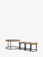 Dark Bronx Nest of 4 Coffee Table - Image 6 of 6