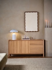 Natural Sutton Oak and Oak Veneer Large Sideboard - Image 2 of 11