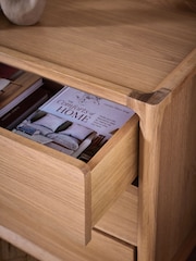 Natural Sutton Oak and Oak Veneer Large Sideboard - Image 9 of 11