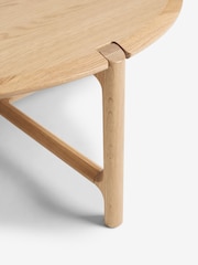 Natural Sutton Oak and Oak Veneer Coffee Table - Image 7 of 7