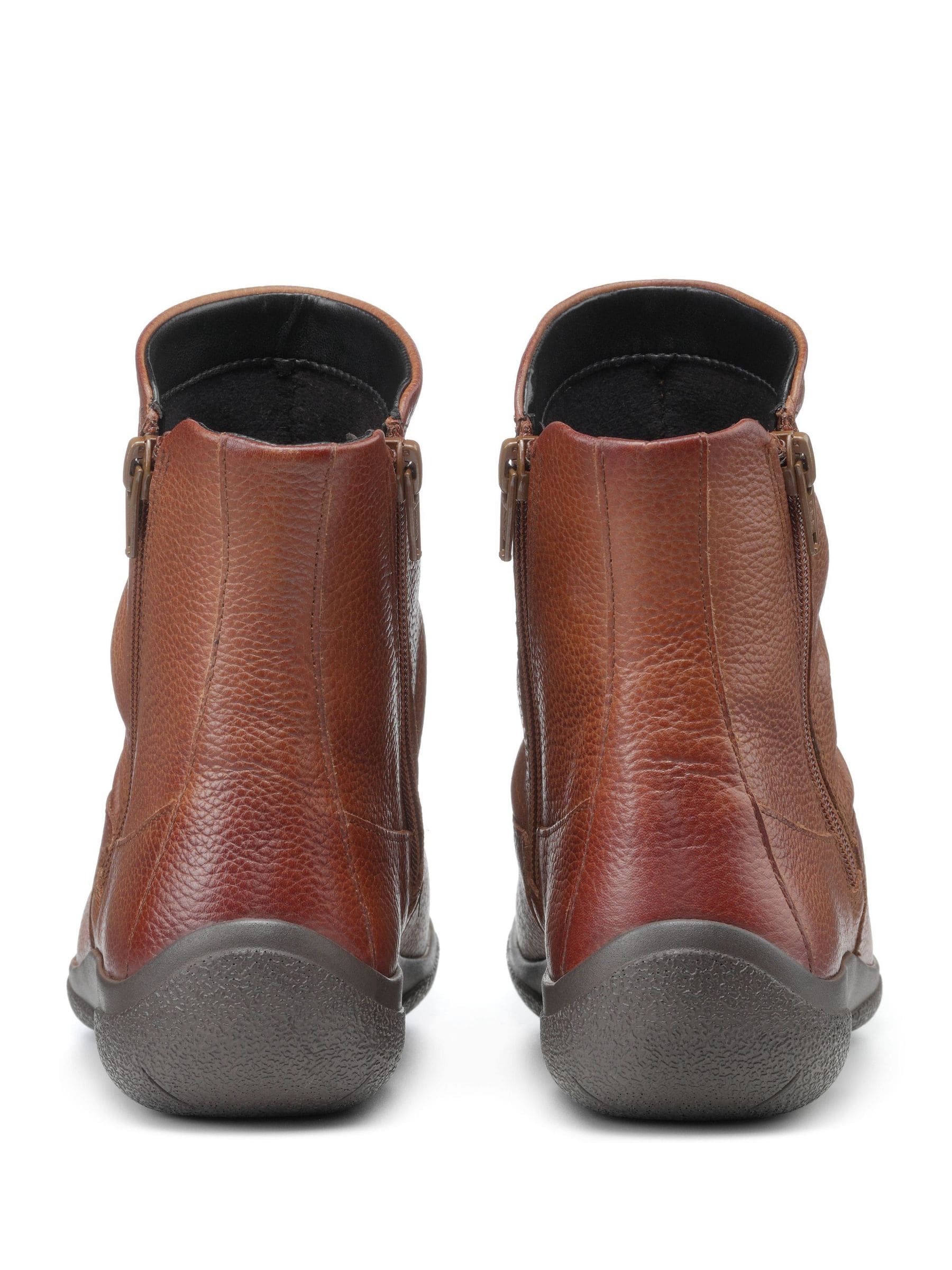 Buy Hotter Brown Wide Fit Whisper Zip Boots from the Next UK
