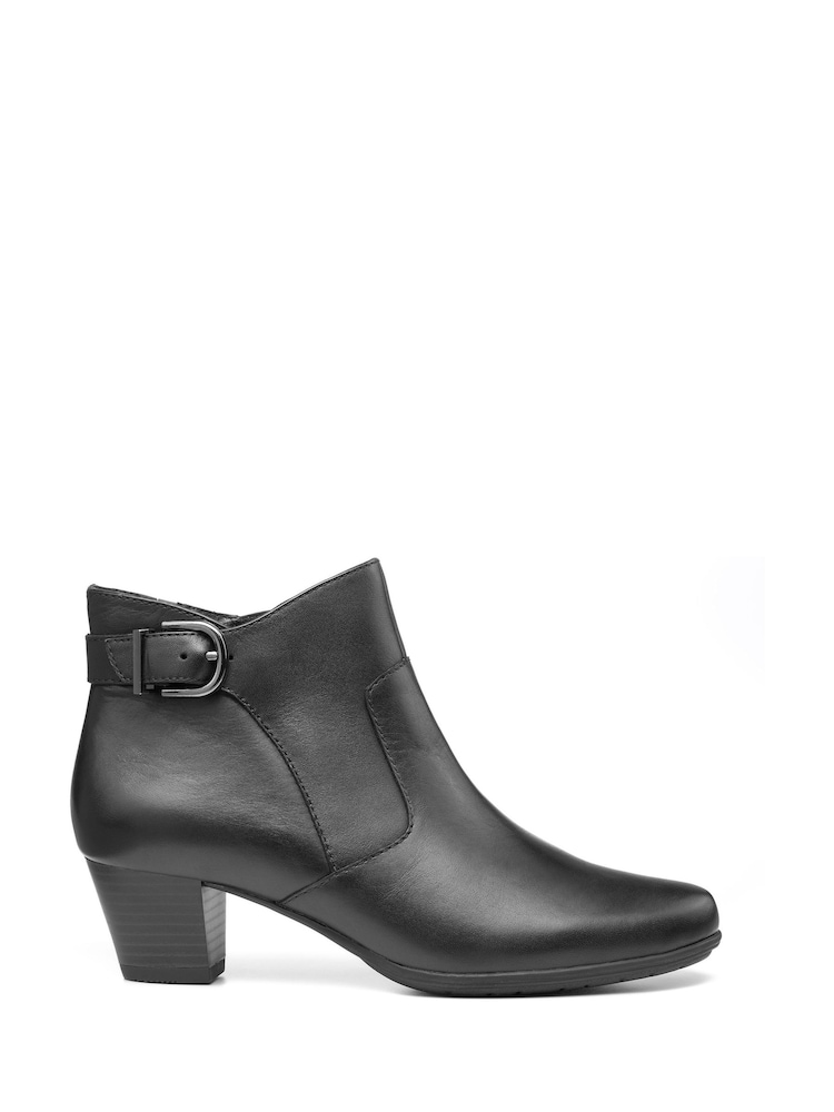 Hotter Black Regular Fit Addison Zip Fastening Boots - Image 1 of 4