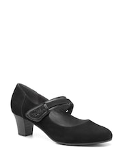 Hotter Black Samba Touch-Fastening Regular Fit Shoes - Image 2 of 3