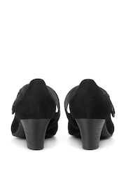 Hotter Black Samba Touch-Fastening Regular Fit Shoes - Image 3 of 3