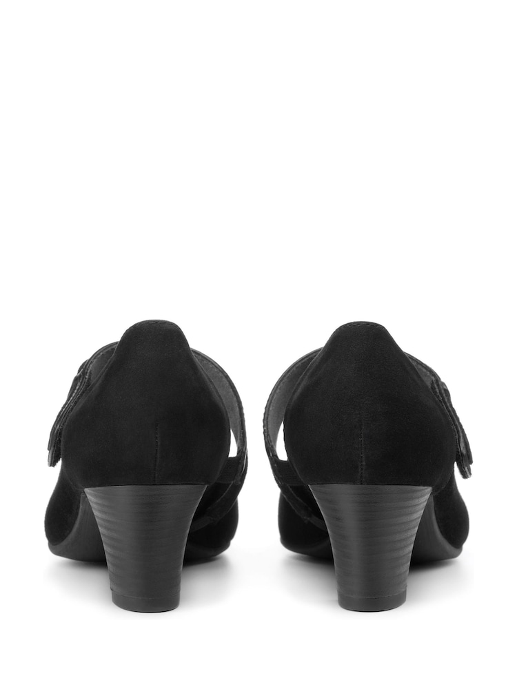 Hotter Black Samba Touch-Fastening Regular Fit Shoes - Image 3 of 3