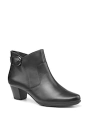 Hotter Black Wide Fit Addison Zip Fastening Boots - Image 2 of 4