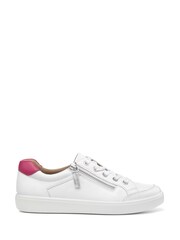 Hotter White Chase II Lace-Up/Zip Regular Fit Shoes - Image 1 of 4