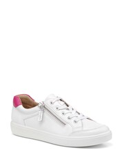 Hotter White Chase II Lace-Up/Zip Regular Fit Shoes - Image 2 of 4