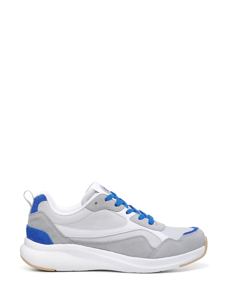 Hotter Grey Resilient  Lace-Up Regular Fit Shoes - Image 1 of 4