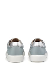 Hotter Light Blue Wide Fit Chase II Lace up / Zip Trainers - Image 3 of 4