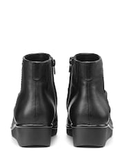 Hotter Black Noelle Zip Fastening Wide Fit Boots - Image 3 of 4