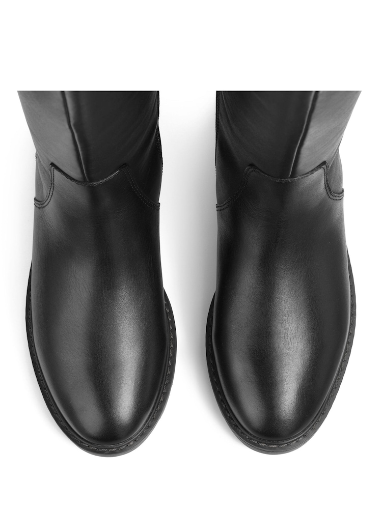 Hotter Black Annalise Zip Fastening Regular Fit Boots - Image 4 of 4 Hotter Black Annalise Zip Fastening Regular Fit Boots - Image 4 of 4