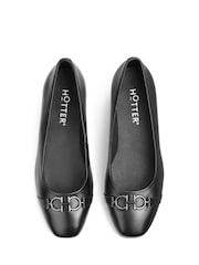 Hotter Black Anna Slip-On Regular Fit Shoes - Image 4 of 4
