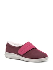 Hotter Red Wrap Touch Fastening Slippers - Image 2 of 4