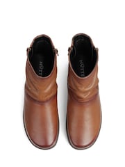 Hotter Brown Standard Fit Whisper Zip Boots - Image 3 of 4