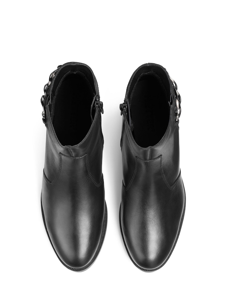 Hotter Black Alondra Zip Fastening Regular Fit Boots - Image 4 of 4