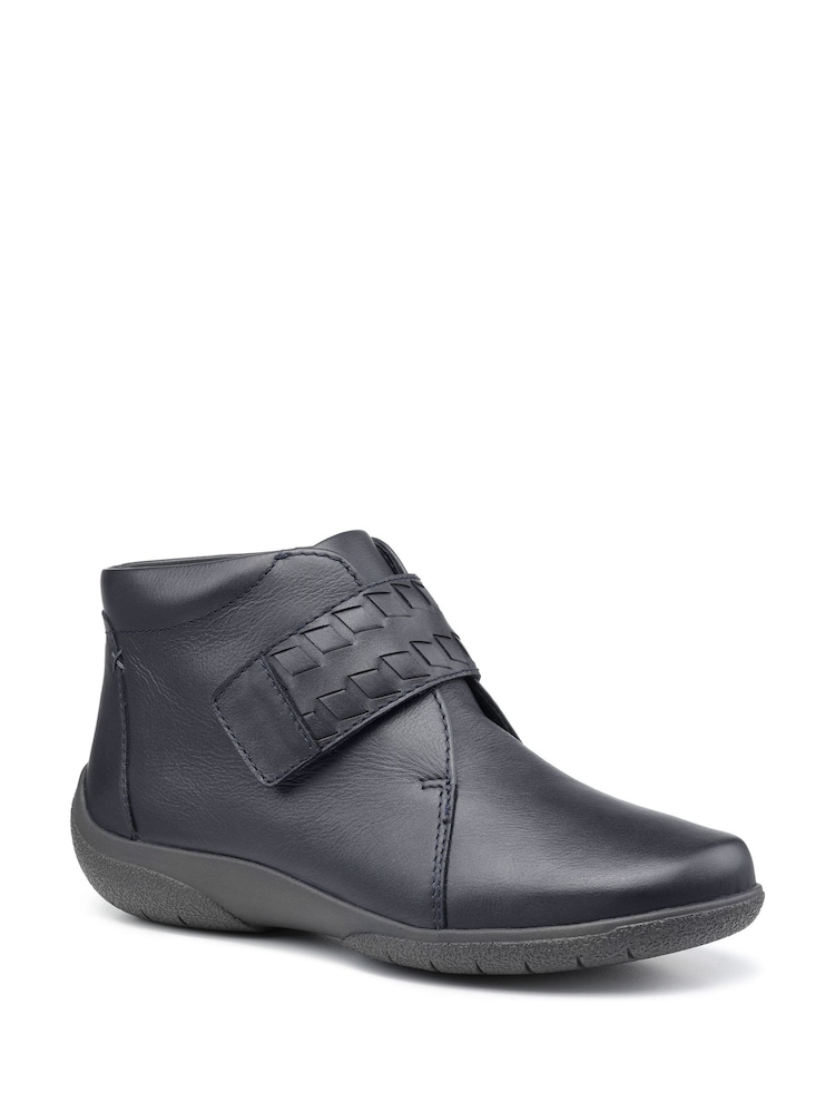 Hotter Blue Wide Fit Daydream Touch-Fastening Boots - Image 2 of 4