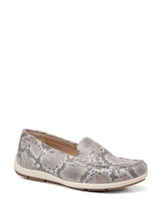 Hotter Snake Print Standard Fit Pier Slip-On Shoes - Image 2 of 4