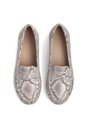Hotter Snake Print Standard Fit Pier Slip-On Shoes - Image 3 of 4