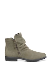Hotter Green Chester II Zip Fastening Regular Fit Boots - Image 1 of 4