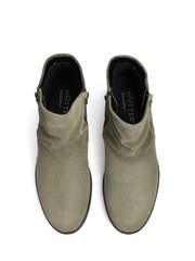 Hotter Green Chester II Zip Fastening Regular Fit Boots - Image 4 of 4