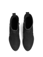 Hotter Black Alana Zip Fastening Regular Fit Boots - Image 4 of 4