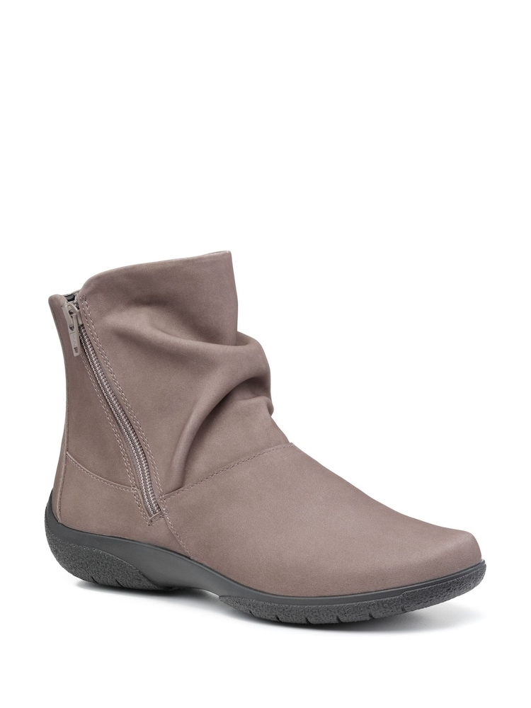 Hotter Natural Standard Fit Whisper Zip Boots - Image 2 of 4