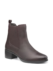 Hotter Red Aldina Zip Fastening Regular Fit Boots - Image 2 of 4