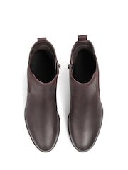 Hotter Red Aldina Zip Fastening Regular Fit Boots - Image 4 of 4