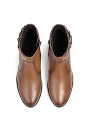 Hotter Brown Alondra Zip Fastening Regular Fit Boots - Image 4 of 4