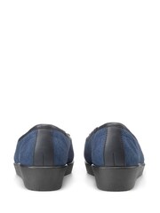 Hotter Blue Paloma Slip-On Shoes - Image 3 of 4