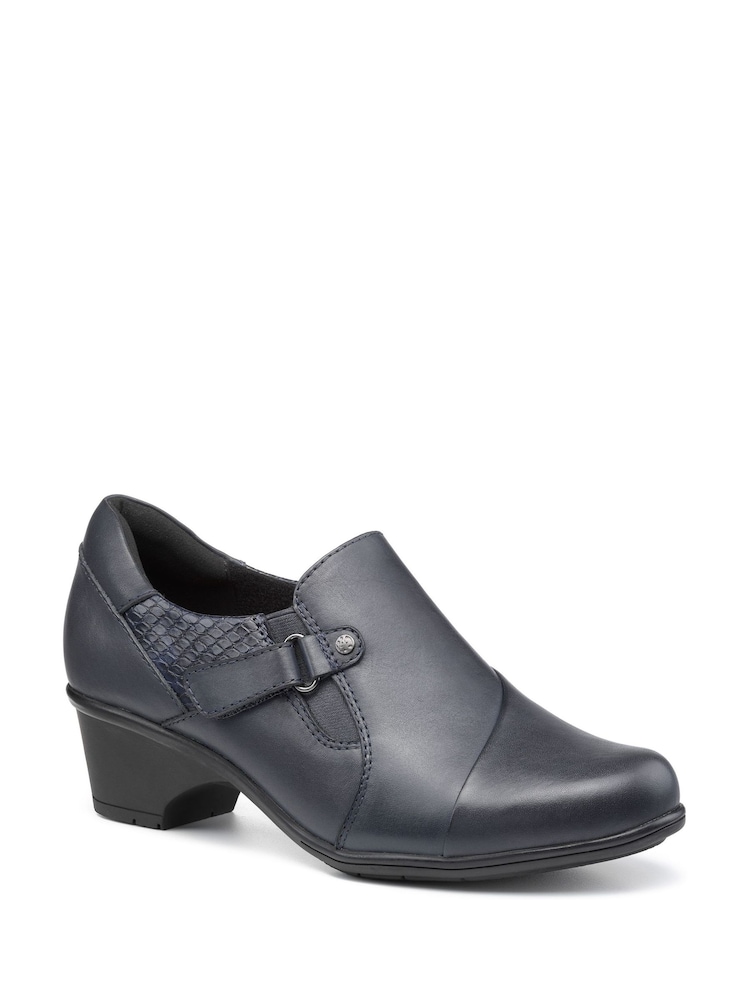 Hotter Blue Regular Fit Barnet Slip-On Shoes - Image 2 of 4