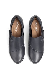 Hotter Blue Regular Fit Barnet Slip-On Shoes - Image 4 of 4