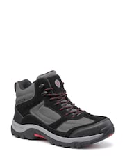 Hotter Black Regular Fit Pathway Waterproof Lace-Up Boots - Image 2 of 4
