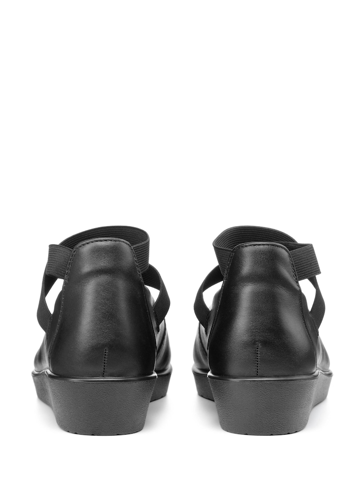 Hotter Black Regular Fit Lola Slip-Ons Shoes - Image 4 of 4 Hotter Black Regular Fit Lola Slip-Ons Shoes - Image 4 of 4