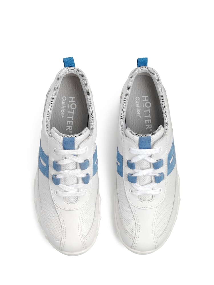 Blanco y azul - Zapatillas con cordones Leanne II de Hotter - Imagen 4 de 4