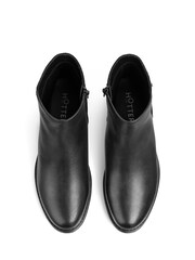 Hotter Black Regular Fit Faye Zip Fastening Boots - Image 3 of 4