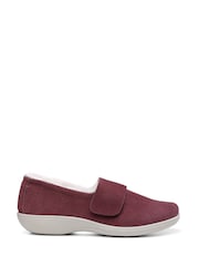 Hotter Red Regular Fit Toasty Touch Fastening Slippers - Image 1 of 4