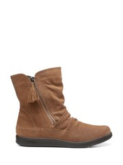 Hotter Brown Regular Fit Pixie III Zip Fastening Boots - Image 1 of 3