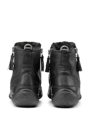 Hotter Black Wide Fit Vail Zip Fastening X Boots - Image 3 of 3