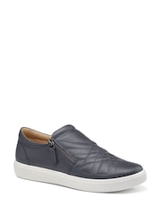 Hotter Blue Regular Fit Poppy Slip-On Zip Shoes - Image 2 of 4
