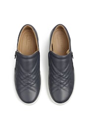 Hotter Blue Regular Fit Poppy Slip-On Zip Shoes - Image 4 of 4