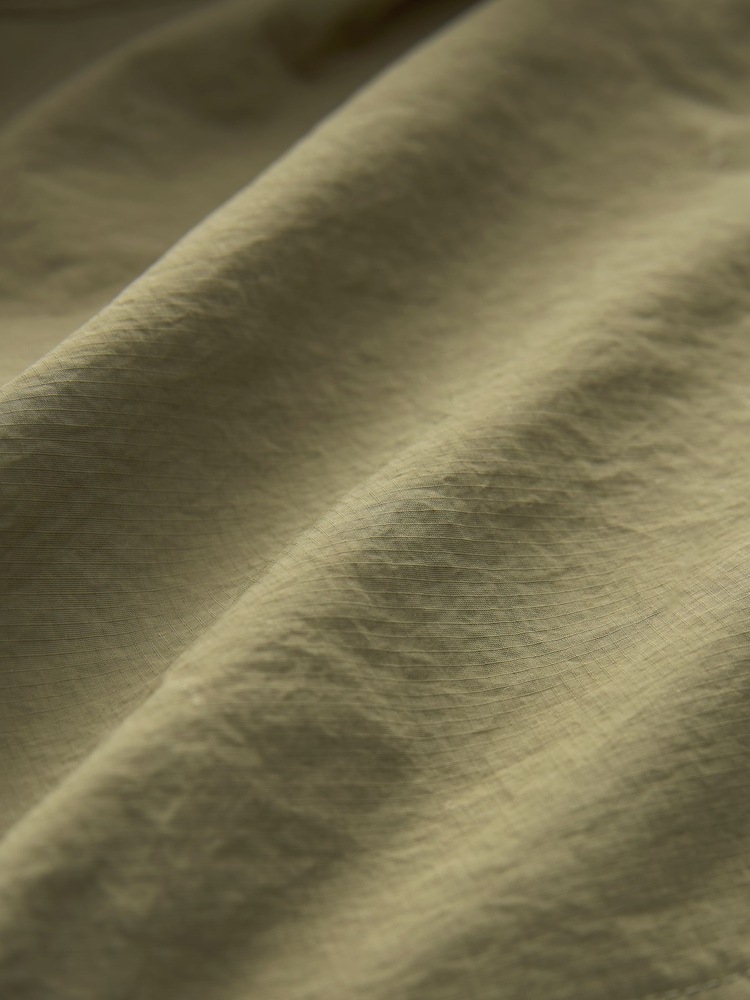 Khaki Green EDIT Overhead Quarter Zip Jacket with Bellowed Pockets - Image 9 of 9