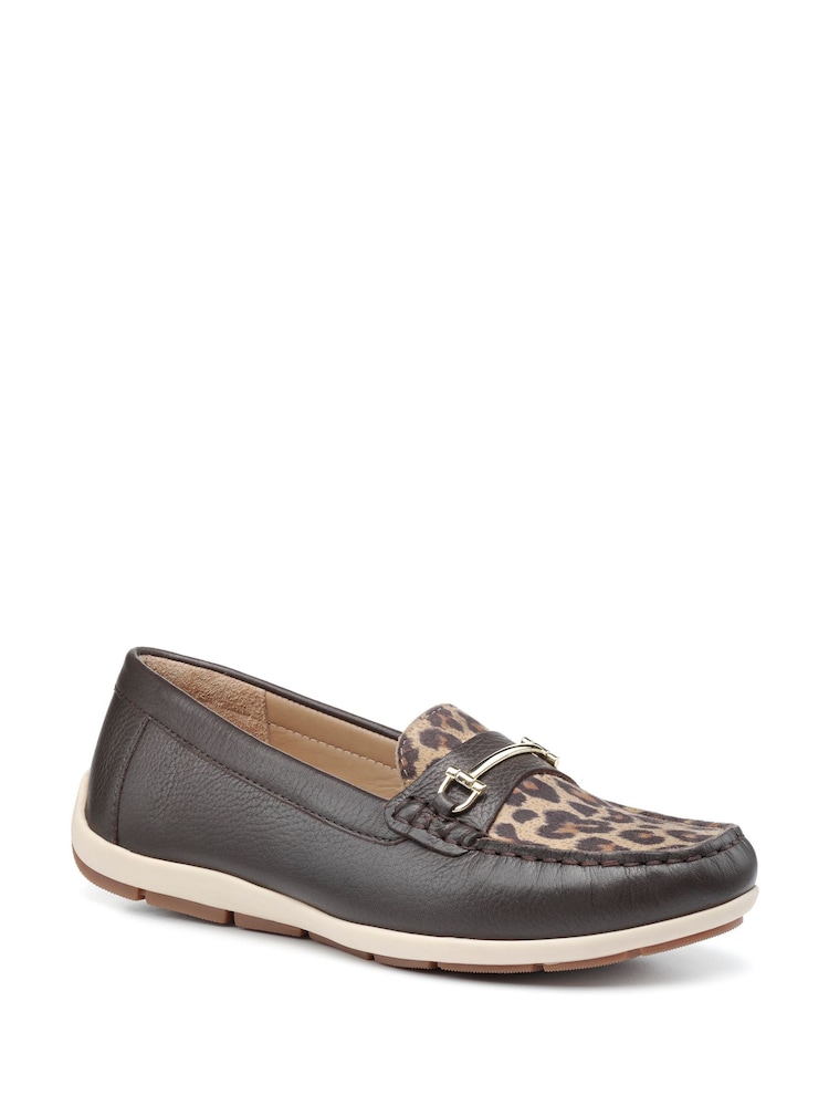 Hotter Brown Wide Fit Pier Slip-On Shoes - Image 2 of 4