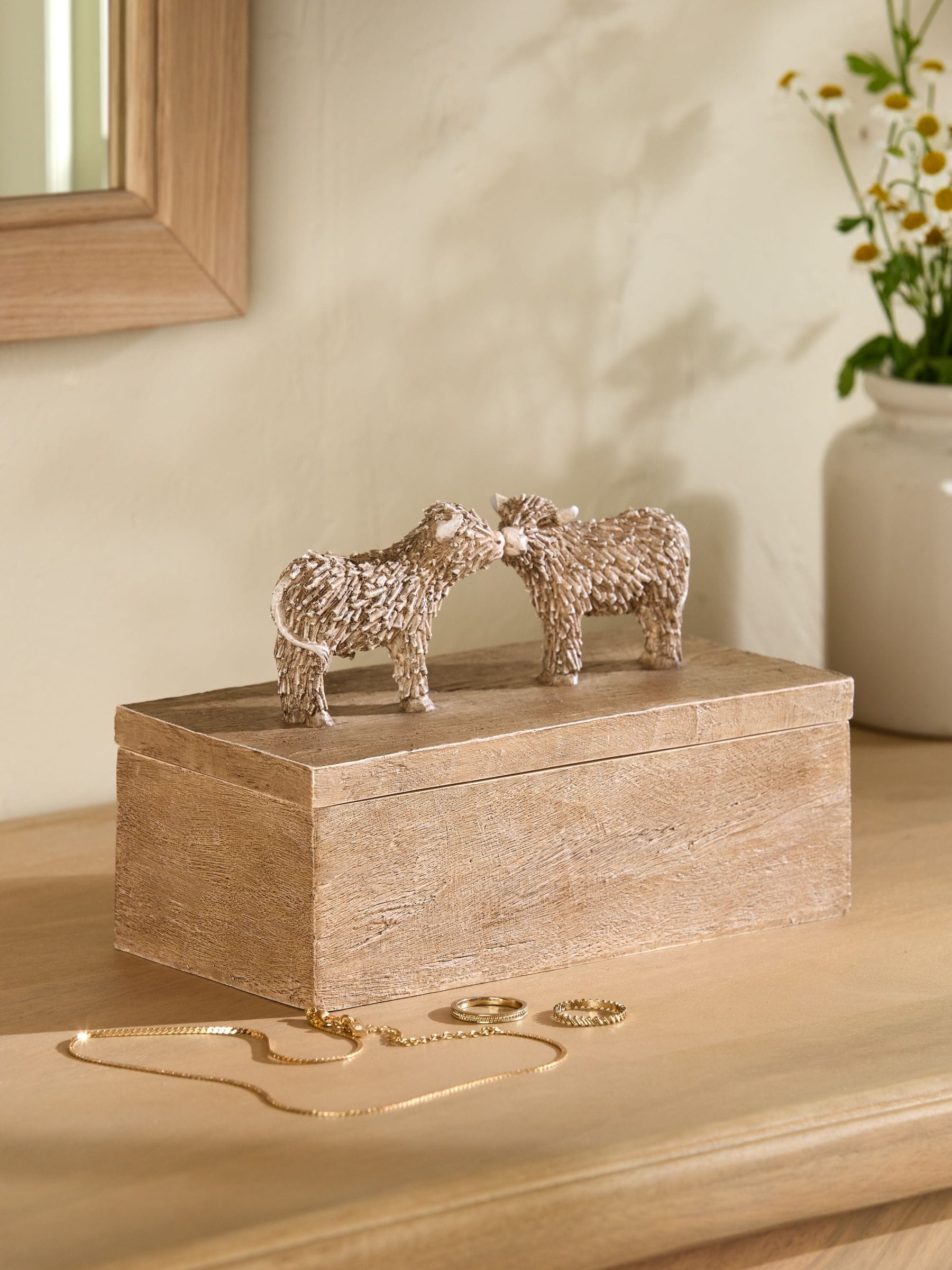 Hamish The Highland Cow Jewellery and Storage Box
